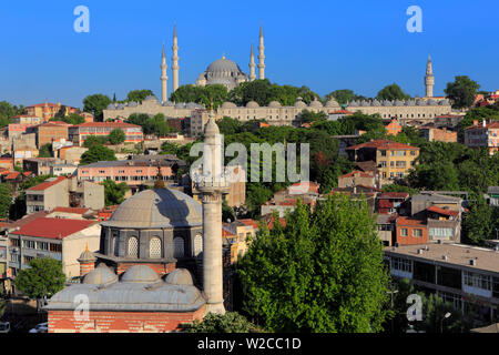 Süleymaniye-Moschee, Architekt Sinan (1557), Istanbul, Türkei Stockfoto