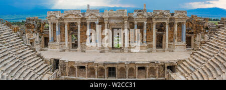 Ruinen des antiken Hierapolis Pamukkale, Provinz Denizli, Türkei Stockfoto