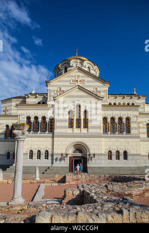 Ukraine, Krim, Sewastopol, Khersoness, St. Vladimir's Cathedral Stockfoto