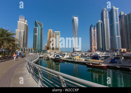 Dubai Marina, Dubai, Vereinigte Arabische Emirate Stockfoto