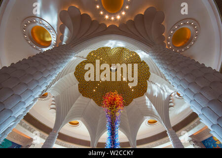 Die Lobby des Hotel Atlantis, Palm Jumeirah, Dubai, Vereinigte Arabische Emirate Stockfoto