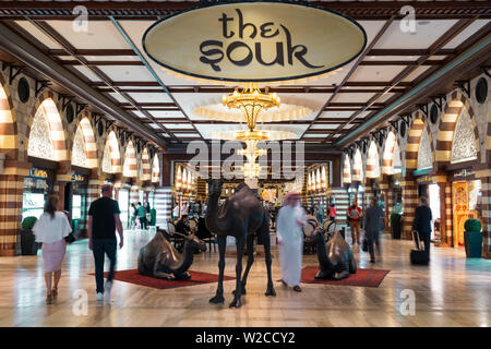 Der Souk in Dubai Shopping Mall, Burj Dubai, Dubai, VAE, Vereinigte Arabische Emirate Stockfoto