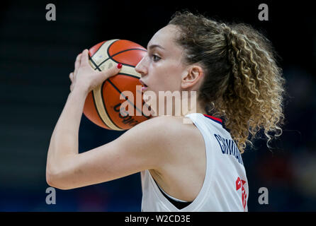 Aleksandra Crvendakic der SRB in Aktion Stockfoto