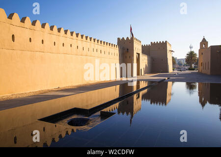 Die Vereinigten Arabischen Emirate, Abu Dhabi, Al Ain, Qasr Al Muwaiji, dem Geburtsort von Scheich Zayed Bin Khalifa Stockfoto