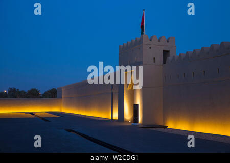 Die Vereinigten Arabischen Emirate, Abu Dhabi, Al Ain, Qasr Al Muwaiji, dem Geburtsort von Scheich Zayed Bin Khalifa Stockfoto
