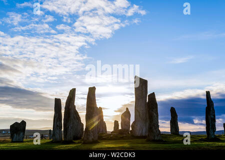 Callanish Standing Stones, Isle of Lewis, äußeren Hebriden, Schottland Stockfoto