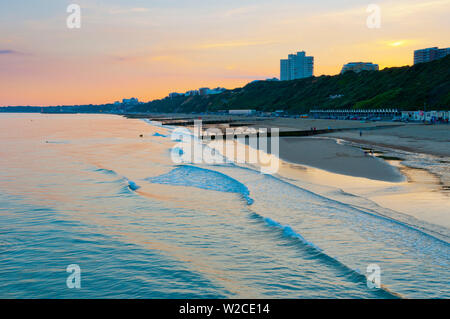 Großbritannien, England, Dorset, Bournemouth, von Boscombe Pier Stockfoto