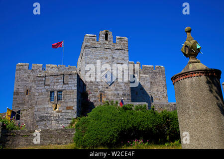 Castle Rushen, Castletown, von der Insel Man Stockfoto