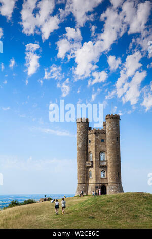 Großbritannien, England, Worcestershire, Cotswolds, Broadway, Broadway Tower und Country Park, Broadway Tower Stockfoto