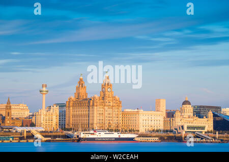 Vereinigtes Königreich, England, Merseyside, Liverpool, Blick auf die Skyline von Liverpool Stockfoto