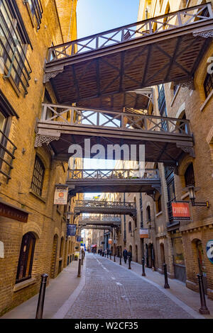 Großbritannien, England, London, Butlers Wharf, Shad Thames, ehemaligen Lagerhallen Stockfoto