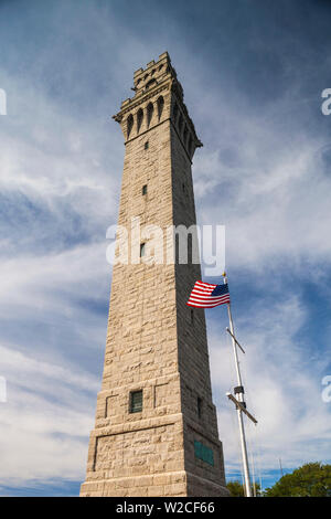 USA, Massachusetts, Provincetown, Cape Cod, Pilgrim Monument Stockfoto