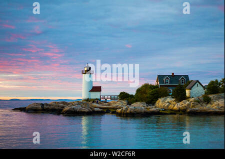 USA, Massachusetts, Gloucester, Annisquam, Annisquam Lighhouse Stockfoto