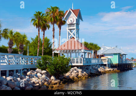 Florida, Anna Maria Island, historische Brücke Street Pier, brandenton Strand, Manatee County Stockfoto