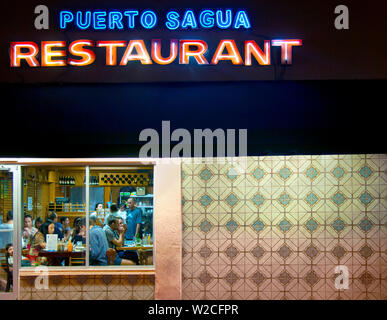 Florida, Miami Beach, Puerto Sagua Restaurant, Kubanische, South Beach Stockfoto