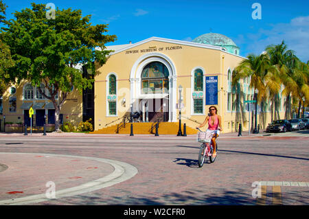 Florida, Miami Beach, Jüdisches Museum von Florida, Ehemalige Synagoge, South Beach Stockfoto