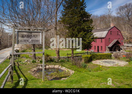 USA, Rhode Island, Saunderstown, Gilbert Stuart Birthplace, Heimat der frühen amerikanischen Maler Stockfoto