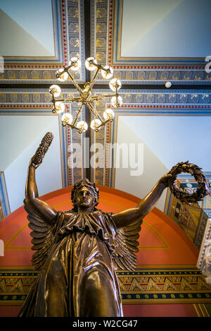 USA, Connecticut, Hartford, Connecticut State Capitol, Statue der Genius von Connecticut, Randolph Rogers, Bildhauer, 1877 Stockfoto