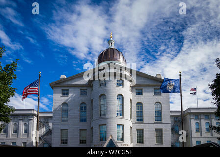 USA, Maine, Augusta, Maine State House, außen Stockfoto