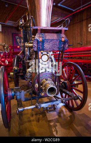 Firemens Hall Museum, Philadelphia, Pennsylvania, USA zur Brandbekämpfung Ausrüstung Stockfoto