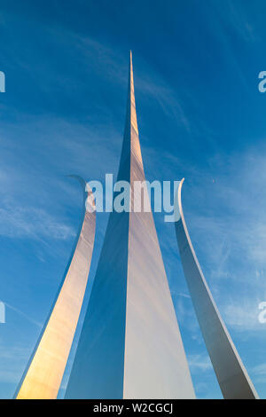 USA, Virginia, Arlington, National Air Force Memorial Stockfoto