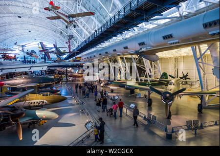 USA, Virginia, Herdon, National Air and Space Museum, Steven F. Udvar-Hazy Center, Freilichtmuseum, WW2-Flugzeuge Stockfoto