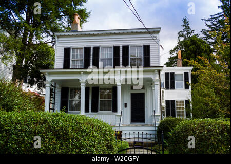 USA, New Jersey, Princeton, ehemalige Residenz von Albert Einstein, während an der Princeton University, 112 Mercer Street Stockfoto