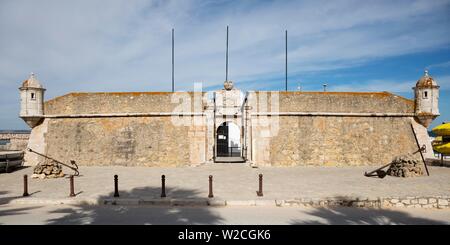 Ponte da Bandeira, mittelalterliche Festung, Lagos, Algarve, Portugal Stockfoto