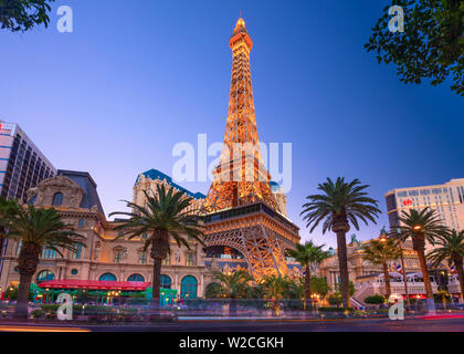 USA, Nevada, Las Vegas, den Strip Paris Las Vegas Hotel & Casino Stockfoto