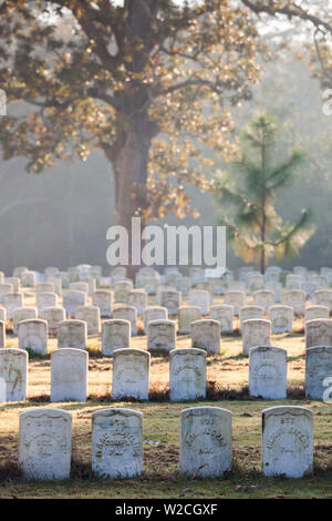 USA, Georgia, Andersonville, Andersonville National Historic Site, Website der Faust Bürgerkrieg-Ära Prisoner of War Camp, Soldatenfriedhof Stockfoto