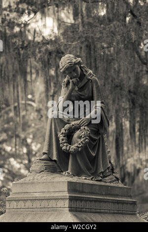 USA, Georgia, Savannah, Bonaventure Friedhof Stockfoto