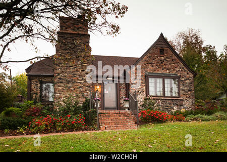 USA, Arkansas, Fayetteville, Clinton House Museum, ehemalige Heimat von Präsident Bill Clinton, Universität von Arkansas campus Stockfoto