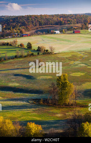 USA, Arkansas, War Eagle, Hobbs State Park Conservation Area, erhöht, Ansicht Stockfoto