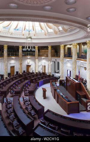 USA, Arkansas, Little Rock, Arkansas State Capitol, Kammer des Arkansas State House Of Representatives Stockfoto