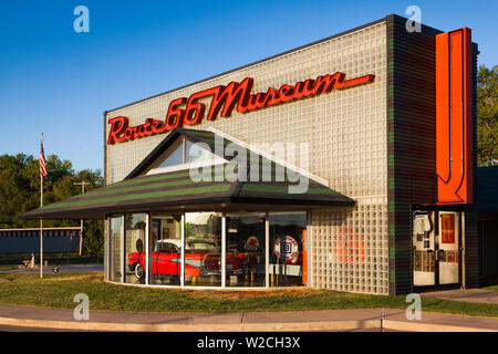 USA, Oklahoma, Clinton, Route 66 Museum Stockfoto