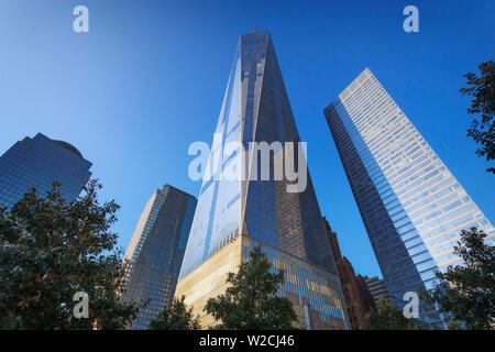 USA, New York, New York City, Manhattan, nationale Semptember 11 Memorial Stockfoto