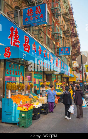 USA, New York, Manhattan, Manhattan, Chinatown Stockfoto