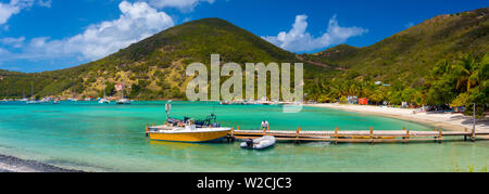 Karibik, British Virgin Islands, Jost Van Dyke, Great Harbour Stockfoto