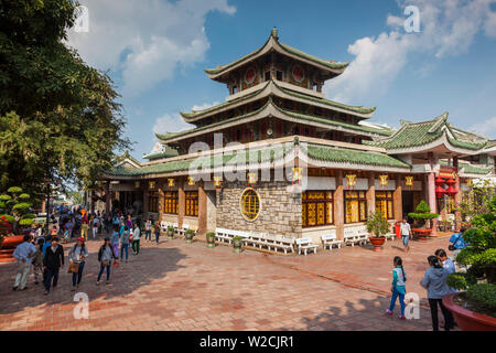 Vietnam, Mekong Delta, Sam Berg, Tay eine Pagode, außen Stockfoto