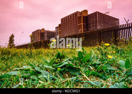 Sellafield, England, UK. Juli 1986. Der Wiederaufbereitungsanlage. Foto: © Simon Grosset. Archiv: Bild von einem ursprünglichen Transparenz digitalisiert. Stockfoto