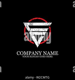 CC erste Logo Design Inspiration Stock Vektor