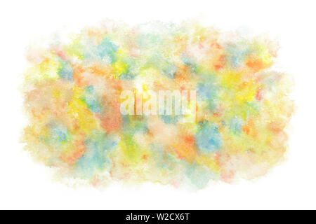 Mehrfarbig Farbe abstrakt oder natürlichen Vintage aquarell Textur Hintergrund Stockfoto