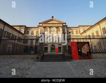 BERGAMO, 1. November 2018: Die Accademia Carrara ist eine Kunstgalerie und eine Akademie der Bildenden Künste in Bergamo. Lombardei, Italien, 1. November 2018 Stockfoto