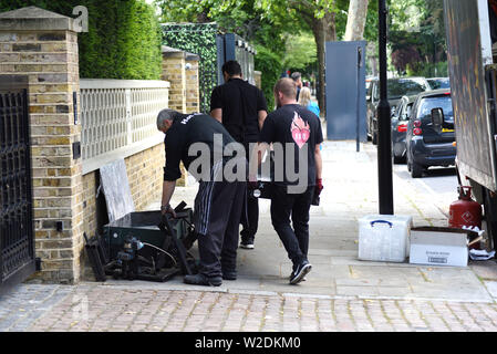 Jackie Sinclair Summer Garden Party 2019, London, Vereinigtes Königreich, 07. Juli 2019. Quelle: Alamy News Stockfoto