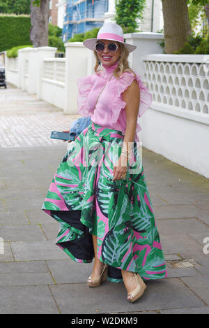 Jackie Sinclair Summer Garden Party 2019, London, Vereinigtes Königreich, 07. Juli 2019. Quelle: Alamy News Stockfoto