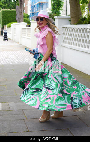 Jackie St Clair Summer Garden Party 2019, London, Vereinigtes Königreich, 07. Juli 2019. Quelle: Alamy News Stockfoto