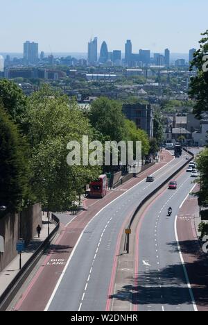 Blick von Hornsey Lane, Highgate, London, N19, England, 3/6/10. Schöpfer: Ethel Davies; Davies, Ethel. Stockfoto