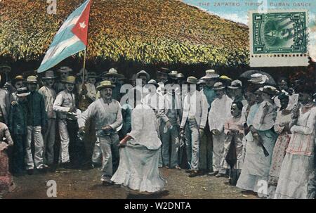 "Die Zapateo typisch Kubanischen Tanz', c 1910. Schöpfer: Unbekannt. Stockfoto