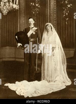 Die Ehe von Prinzessin Mary und Viscount Lascelles, 28. Februar 1922, (1935). Schöpfer: Unbekannt. Stockfoto