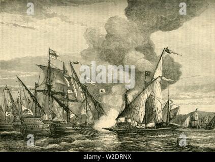 "Die Schlacht von Lepanto', (1571), 1890. Schöpfer: Unbekannt. Stockfoto